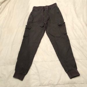 rebel rouge grey joggers